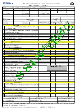 Handover Sheet for A Type Non-transpack Vehicles