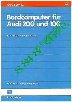 ssp60_Bordcomputer fuer Audi 100 und 200_1de