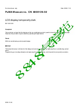 4856139-02LCD display temporarily dark