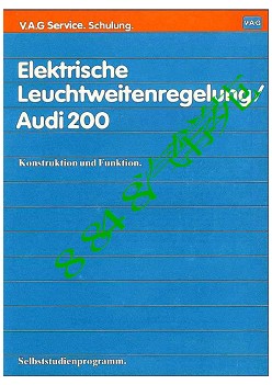 ssp55_Elektrische Leuchtweitenregelung Audi 200_de