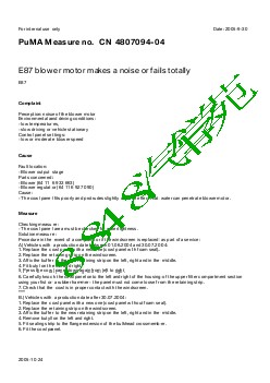 4807094-04E87 blower motor makes a noise or fails totally