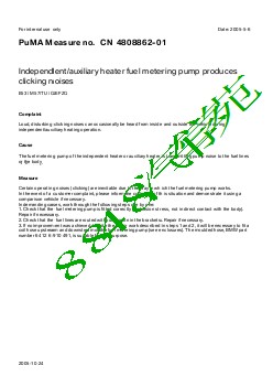 4808862-01ndependentauxiliary heater fuel metering pump produces clicking noises