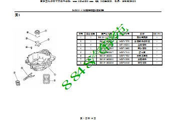 2007比亚迪F3 DS15-41型变速器结构图册