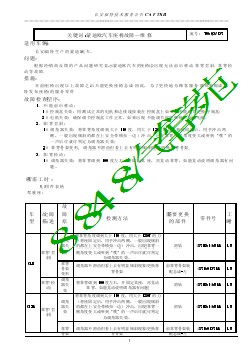 福特汽车技术公报 蒙迪欧汽车座椅故障—维修