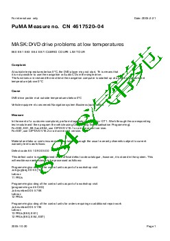 4617520-04MASK DVD drive problems at low temperatures