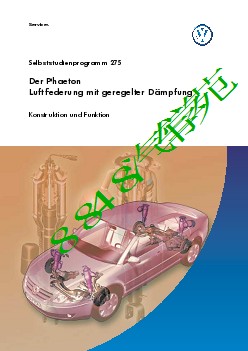 SSP275-Der Phaeton-Luftfederung mit geregelter Daempfung