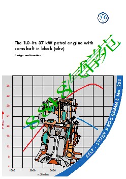 SSP203_The 1.0-ltr. 37 kW petrol engine with camshaft in block (ohv)