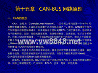 18第十五章、CAN-BUS网络原理