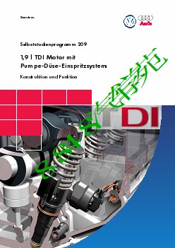 SSP209_1,9 l TDI Motor mit Pumpe-Duese-Einspritzsystem 