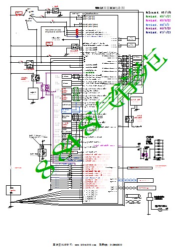 WD615国ⅢECU电路图（双扭矩）