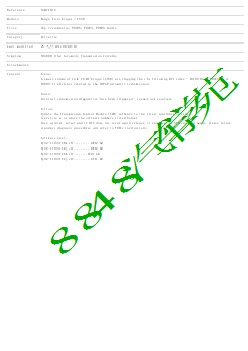 SSM71994 - 9hp transmission. P0795, P07E3, P0893 faults