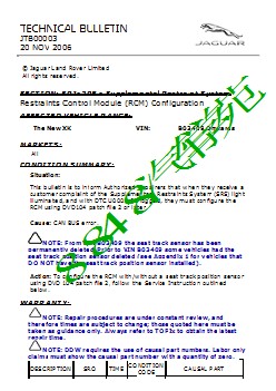 JTB00003 - Restraints Control Module (RCM) Configuration _ TOPIx