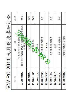 2011年九月技術研討會