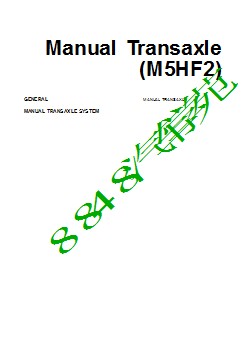 2006现代圣达菲-M5HF2手动变速器系统