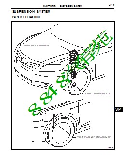 2007丰田CamryHV维修手册 英 悬挂系统