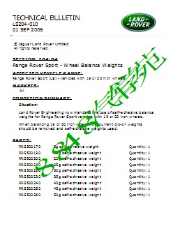 LS204-010 - Range Rover Sport - Wheel Balance Weights _ TOPIx