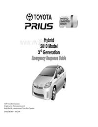 [Prius 1.8L(ZVW30)] 3rd prius emergency response guide