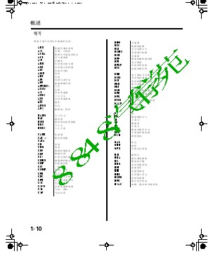 2008广州本田雅阁2.4电路图册