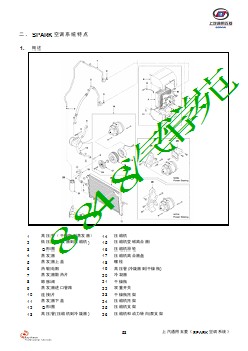 3968 上海通用五菱 乐驰 SPARK维修手册 空调系统