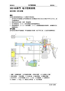 302-06电子控制系统（已）燃油压力管对进气歧管压力一定，电喷系统转接器？ECU针脚定义