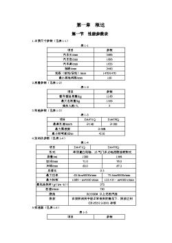 第1章概述、第2章检修数据和维护周期