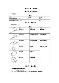 第13章后轮毂