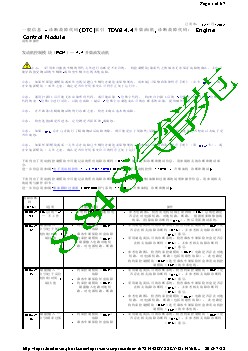 一般信息 - 诊断故障代码(DTC)索引 TDV8 4.4 升柴油机, 诊断故障代码： Engine Control Module