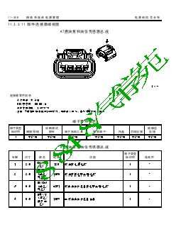 2014_凯迪拉克XTS部件连接器端视图