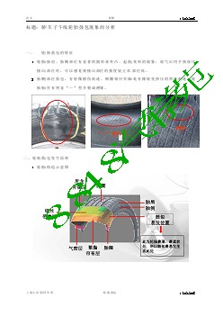 876_论文-2008年2月15日：关于车辆轮胎鼓包的分析