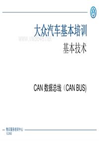 大众Canbus培训