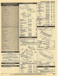 1992-1996丰田CAMRY零件目录