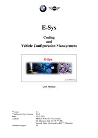 E-Sys_Coding - VCM_UserManual_v1.4