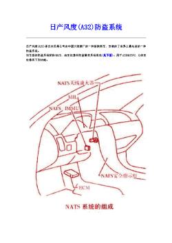 日产风度A32防盗系统