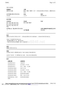 N13、N20、N63T：到下一次换油前的剩余里程减少，CBS 换油信