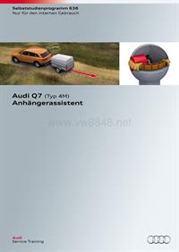 SSP 636 Audi Q7 （Typ 4M） Anh鋘gerassistent