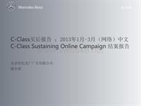 8.Online：Ad Post Buy Report-2013 C-Class Sustain Camp (Jan-Feb)最终修改版