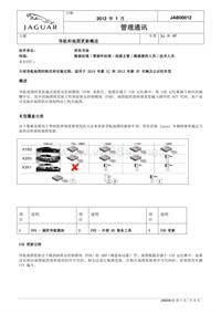 JAB00012 - 导航和地图更新概述