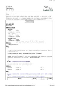 技术通讯 JTB00267v3 02 一月 2014 制动器颤动