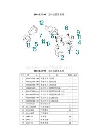 江淮帅铃Ⅲ总布置部备件手册