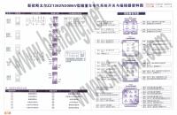 新款斯太尔ZZ1382N30B6V型载重车电气系统开关与插接器资料图