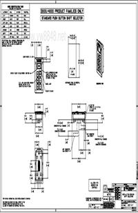 艾里逊自动变速箱图纸as07-417 Allison Shift Selectors for 30004000 Product Family