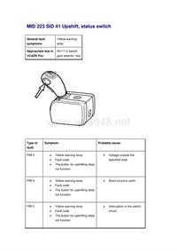 沃尔沃客车故障码_MID 223 SID 41 Upshift, status switch