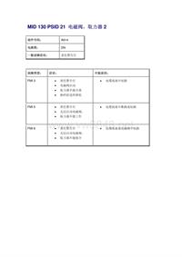 沃尔沃客车故障码_MID 130 PSID 21 电磁阀，取力器2