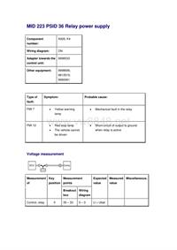 沃尔沃客车故障码_MID 223 PSID 36 Relay power supply