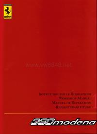 法拉利360车主手册Ferrari 360 Modena Workshop Manual Vol 2