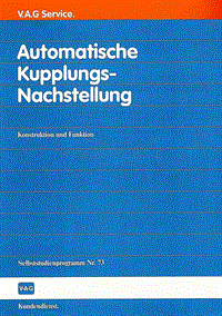 073 - Automatische Kupplungs-Nachstellung