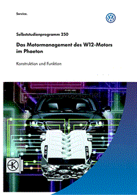 250 - Das Motormanagement des W12-Motors im Phaeton