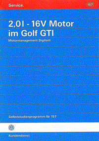 157 - 2,0l - 16V Motor im Golf GTI Motormanagement Digifant