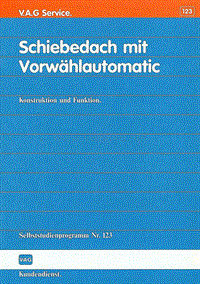 123 - Schiebedach mit Vorwählautomatic