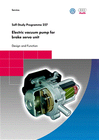 257 - Electric vacuum pump for brake servo unit GB